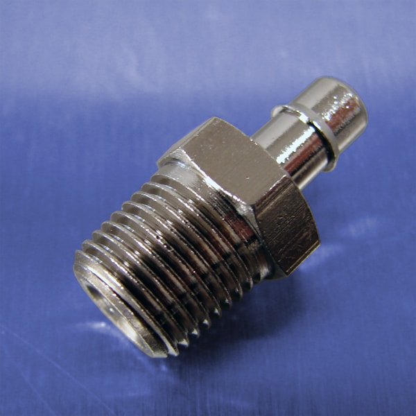 3/16 Tube Id Barb Straight Connectors (1/8 NPT) Pneumadyne